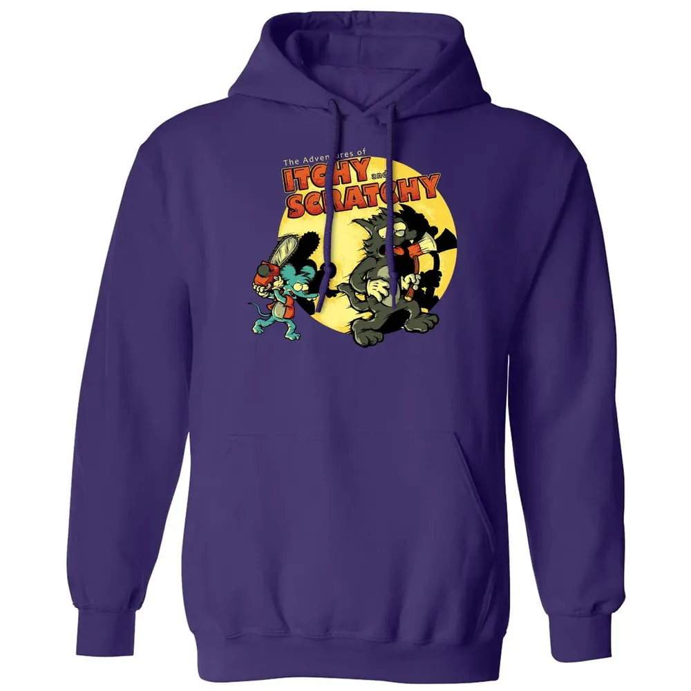 Adventures Of Itchy and Scratchy Classic Unisex Hoodie - 6