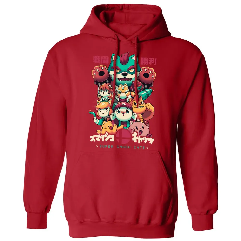 Super Smash Cats Classic Unisex Hoodie - 5
