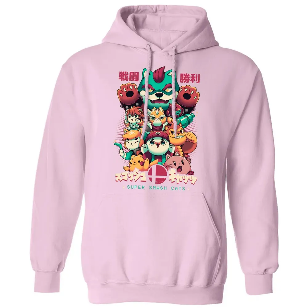 Super Smash Cats Classic Unisex Hoodie - 3