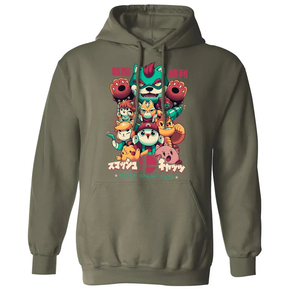Super Smash Cats Classic Unisex Hoodie - 4