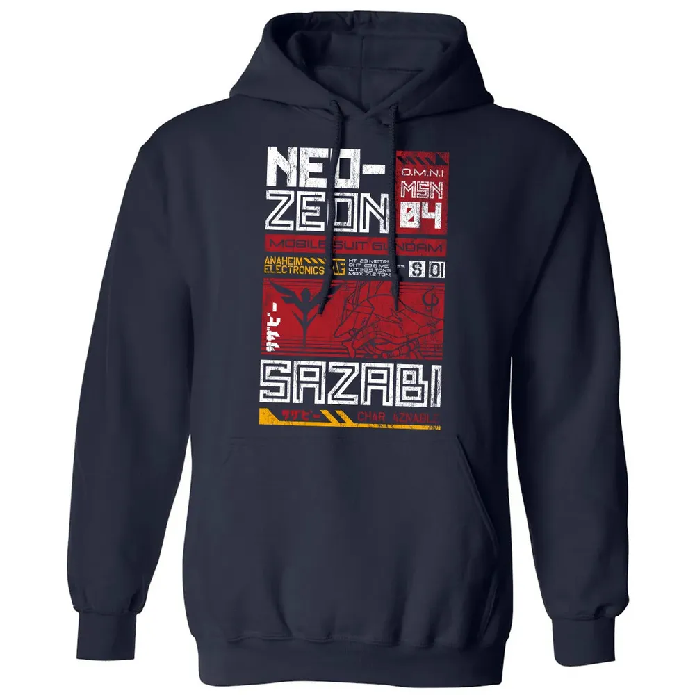 Neo Zeon - Mobile Suit Sazabi Classic Unisex Hoodie - 2