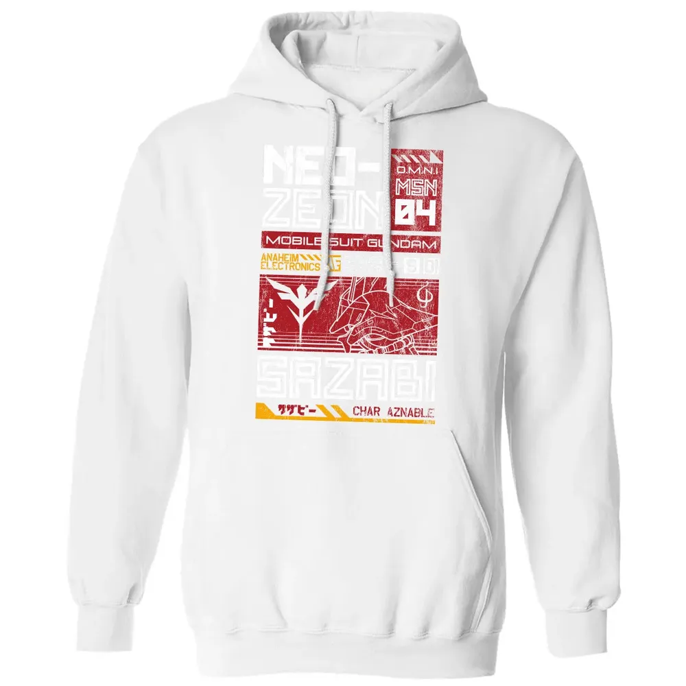 Neo Zeon - Mobile Suit Sazabi Classic Unisex Hoodie - 11