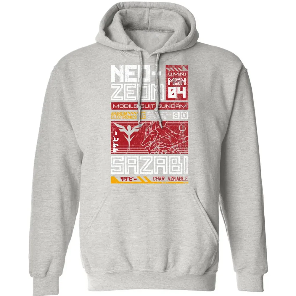 Neo Zeon - Mobile Suit Sazabi Classic Unisex Hoodie - 8