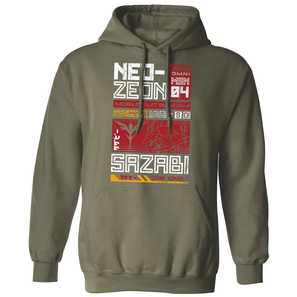 Neo Zeon - Mobile Suit Sazabi Classic Unisex Hoodie - 4