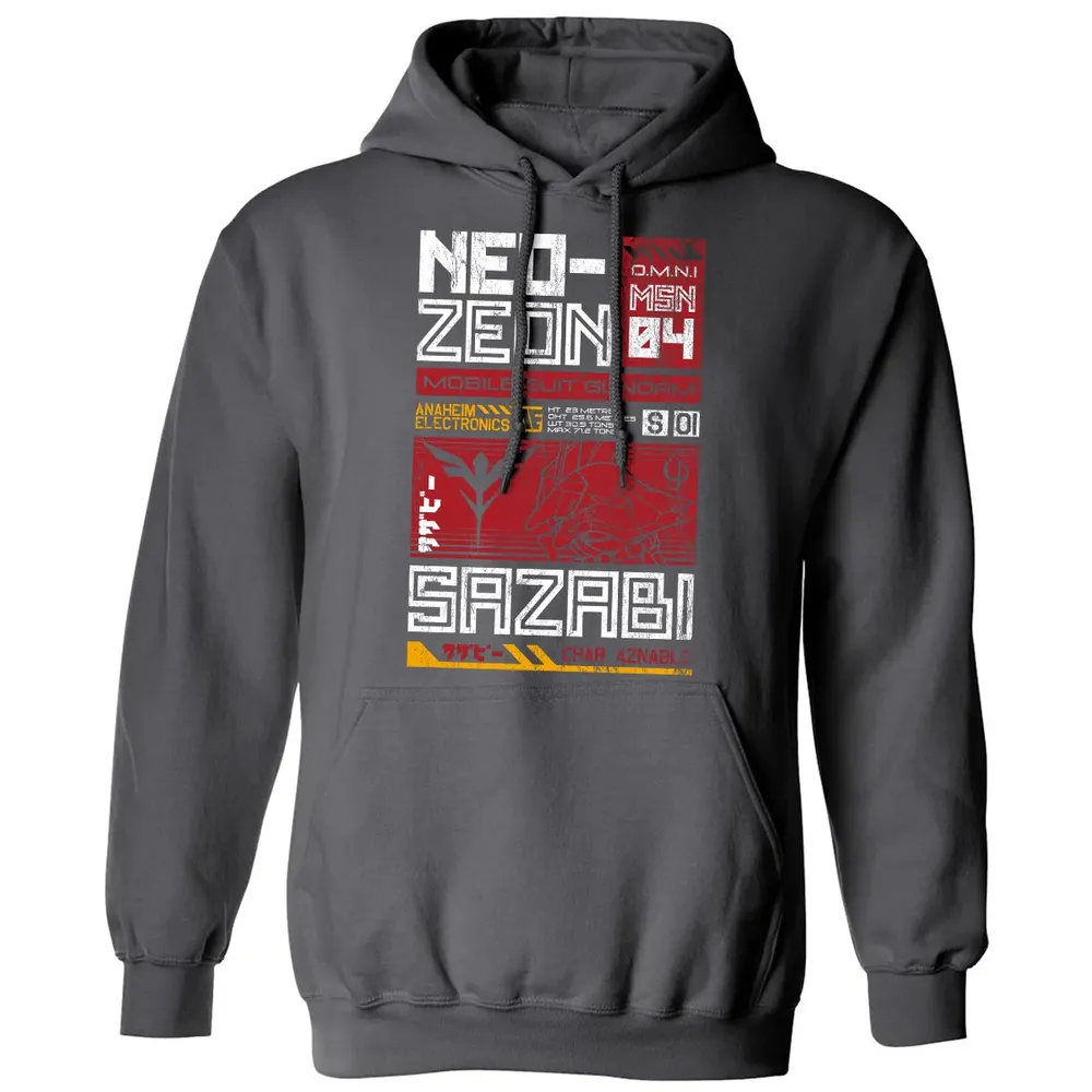 Neo Zeon - Mobile Suit Sazabi Classic Unisex Hoodie - 7