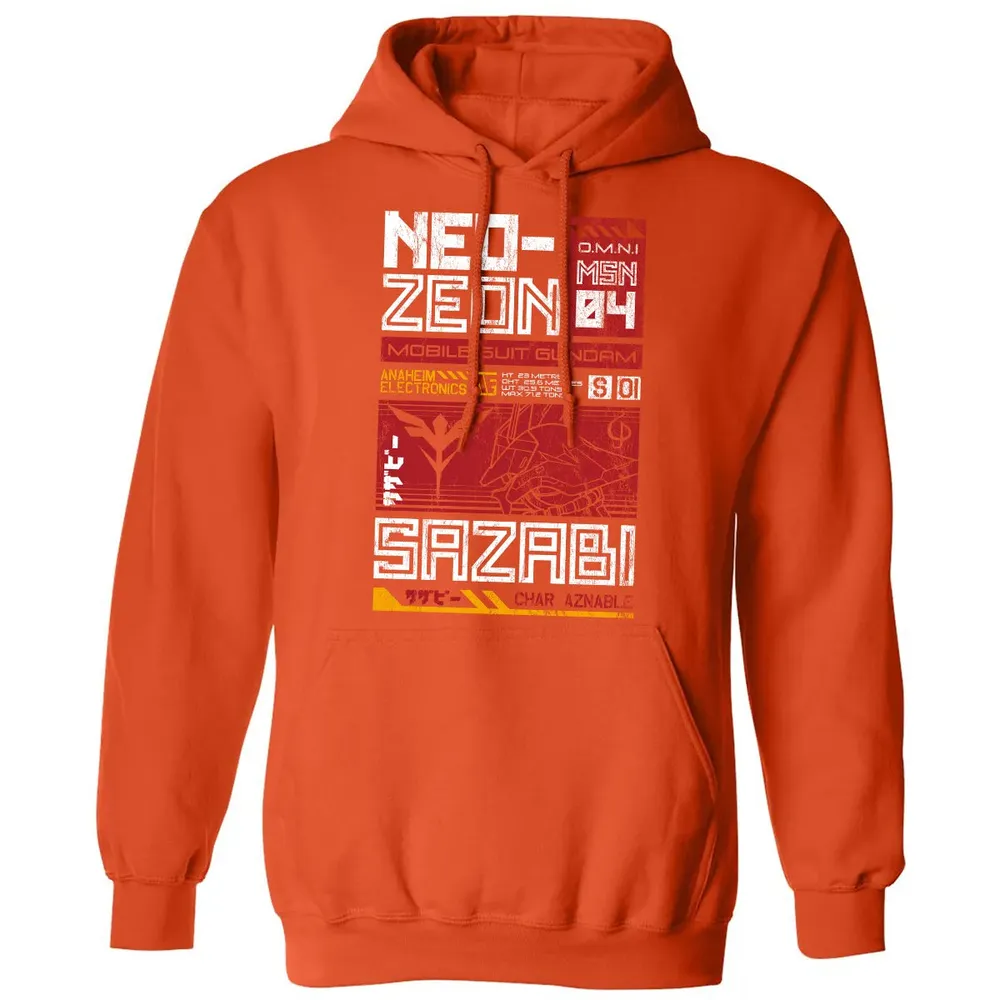 Neo Zeon - Mobile Suit Sazabi Classic Unisex Hoodie - 10