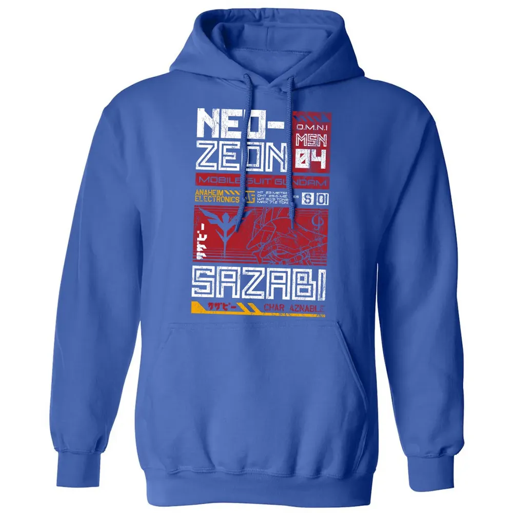 Neo Zeon - Mobile Suit Sazabi Classic Unisex Hoodie - 9