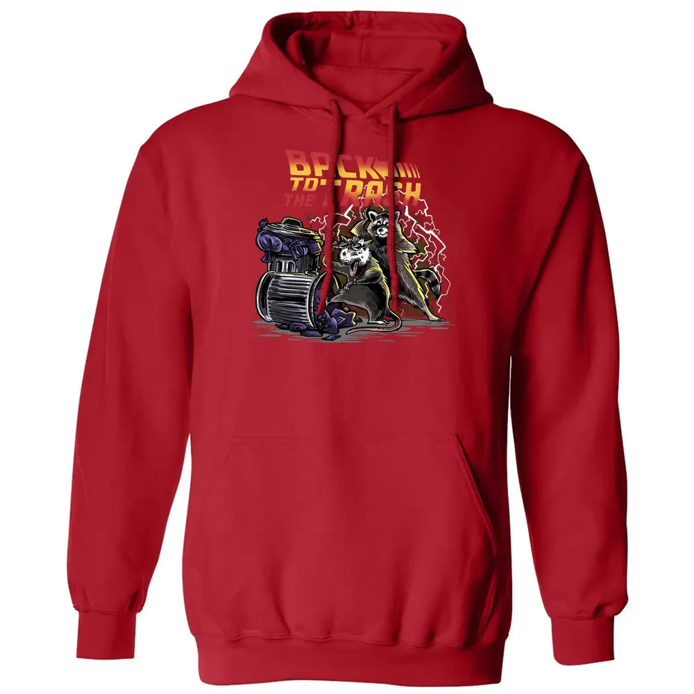 Back To The Trash Classic Unisex Hoodie - 5