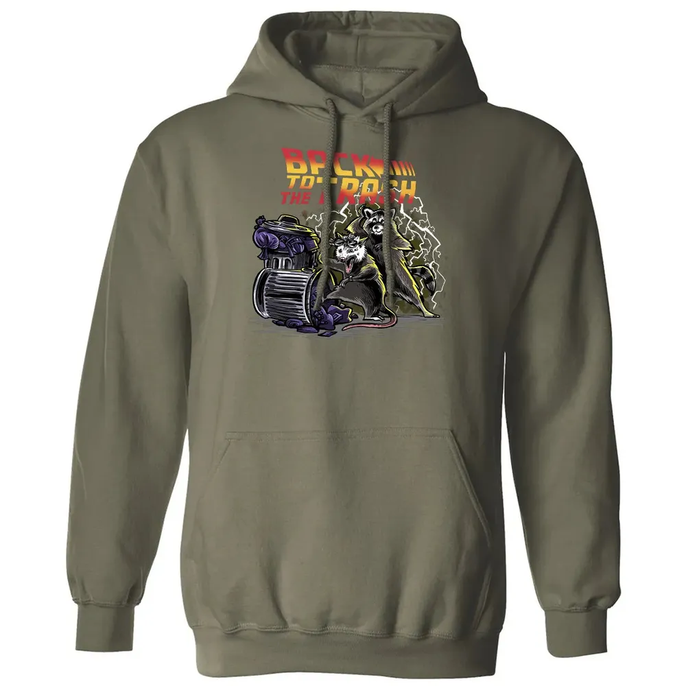Back To The Trash Classic Unisex Hoodie - 4