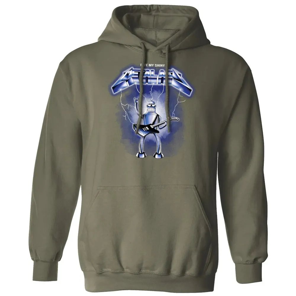 Shiny Metal Classic Unisex Hoodie - 4