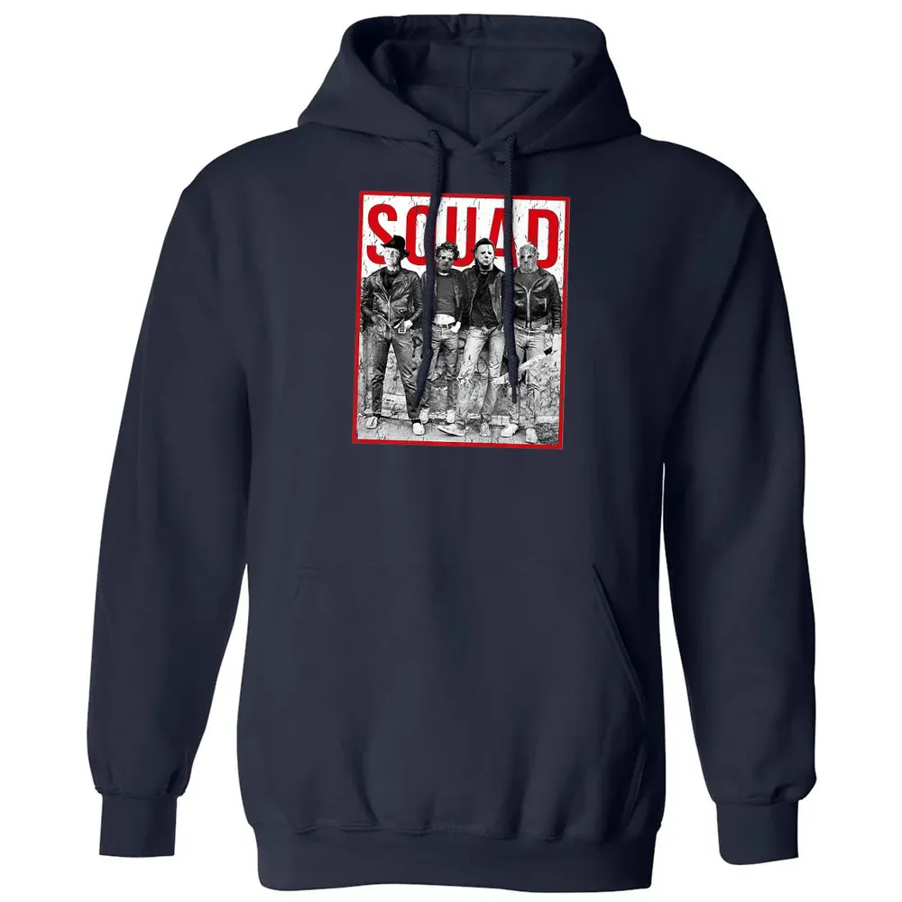 Jason Squad Halloween Horror Funny Scary Distressed Costume Premium Classic Unisex Hoodie - 2