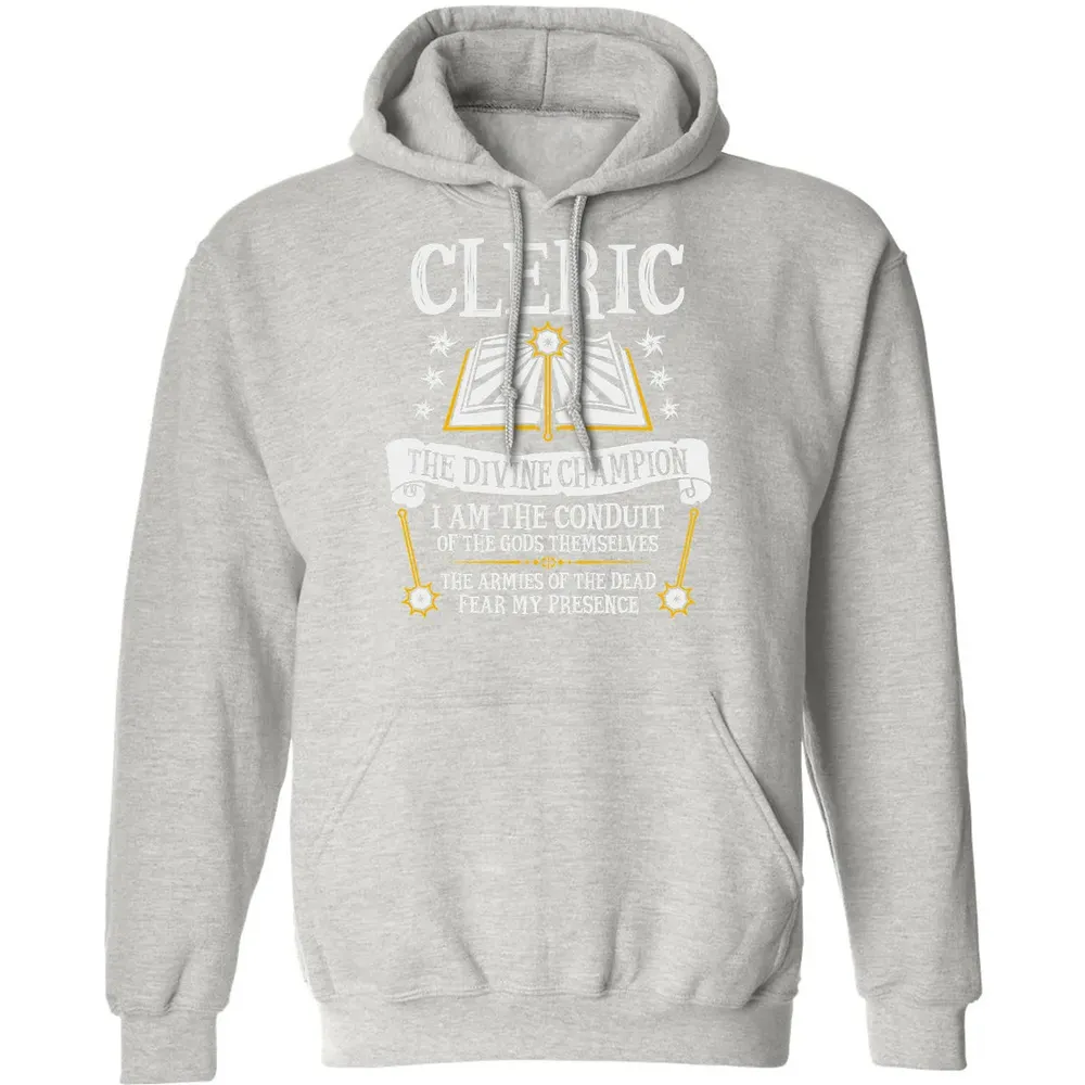 CLERIC, THE DIVINE CHAMPION (Black) Classic Unisex Hoodie - 8