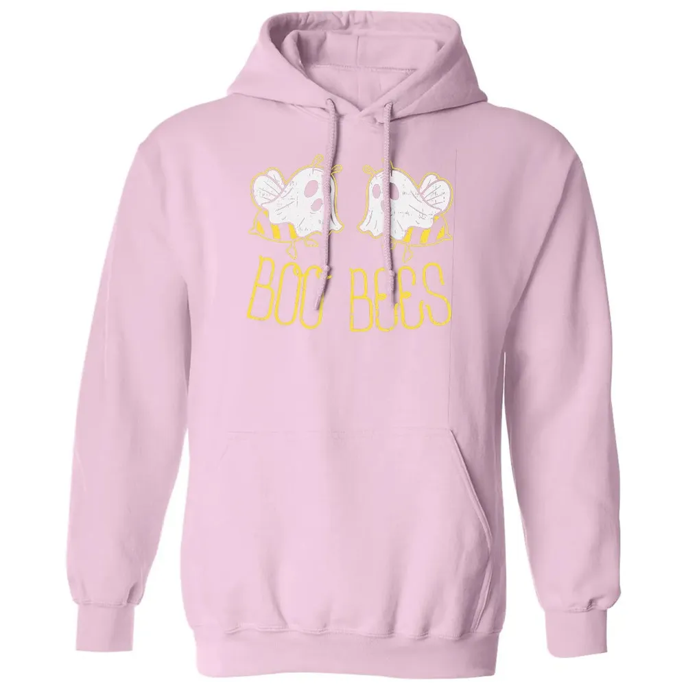 Boo Bees Funny Halloween  Matching Couple Costume For Her Classic Unisex Hoodie - 3