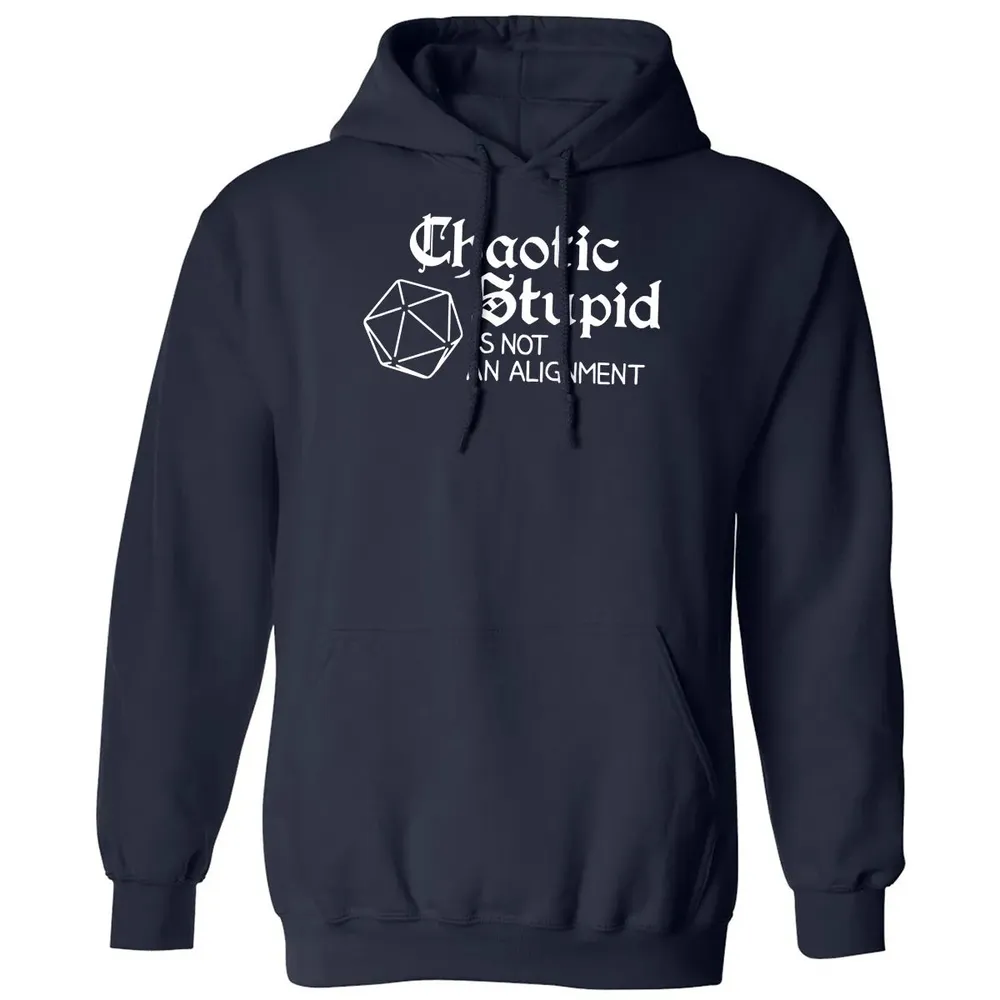 Chaotic Stupid Is Not An Alignment Classic Unisex Hoodie - 2