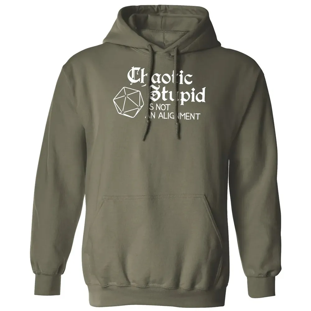 Chaotic Stupid Is Not An Alignment Classic Unisex Hoodie - 4