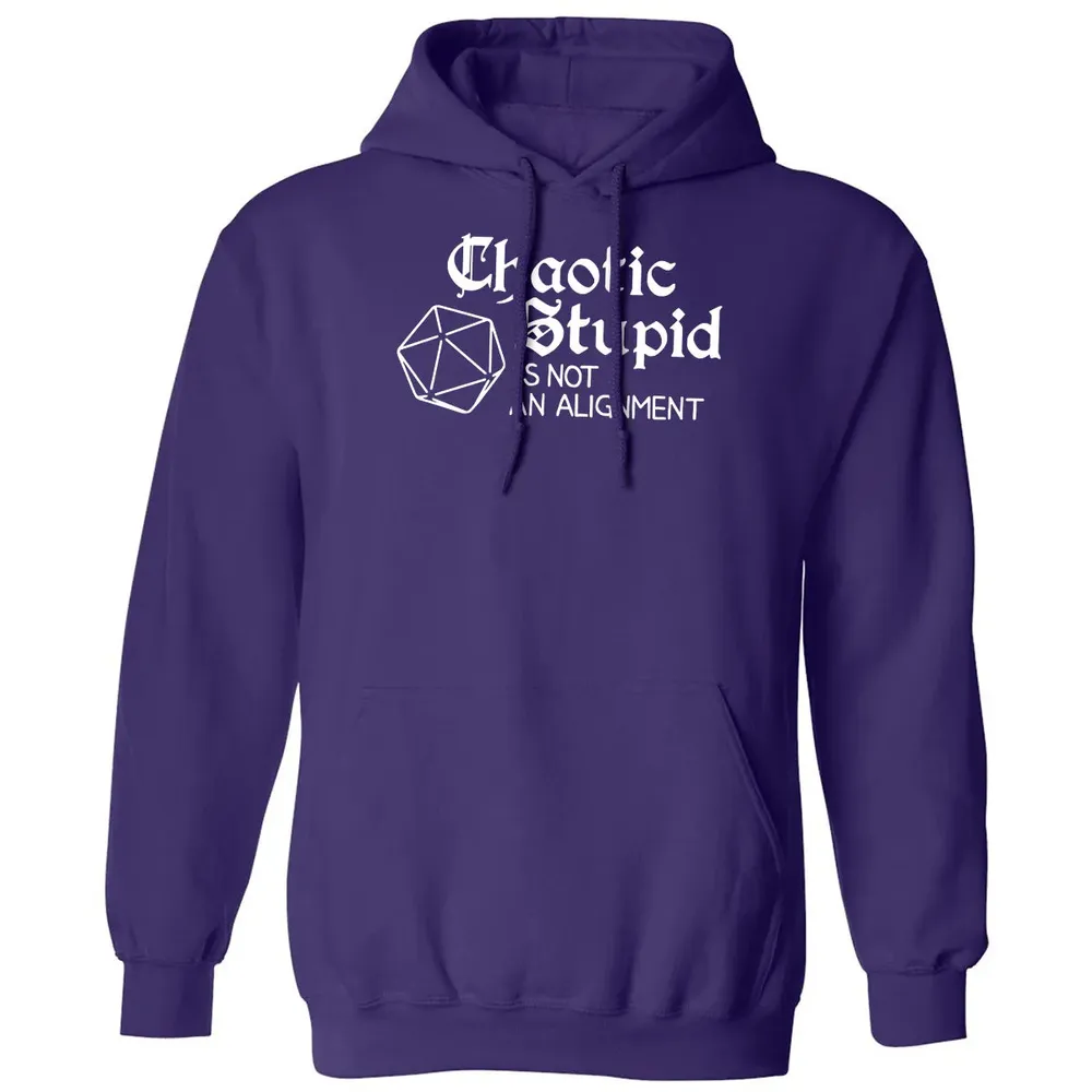 Chaotic Stupid Is Not An Alignment Classic Unisex Hoodie - 6