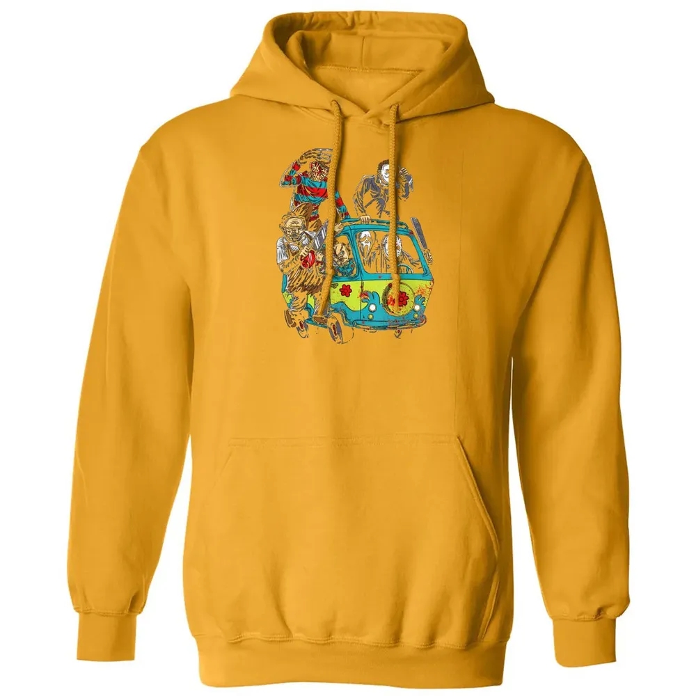 Funny Camper Full Of Psychos Halloween Horror Lovers Gift Classic Unisex Hoodie - 12