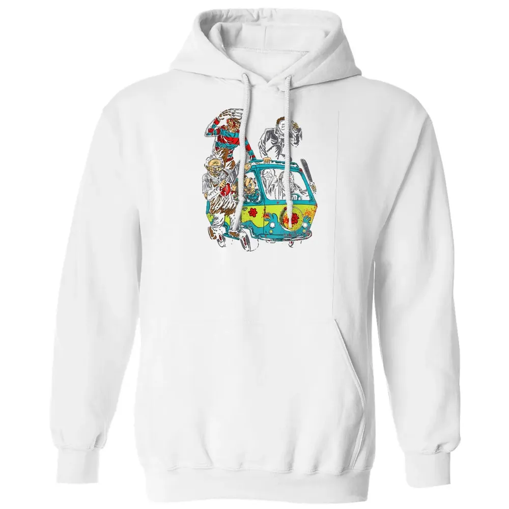 Funny Camper Full Of Psychos Halloween Horror Lovers Gift Classic Unisex Hoodie - 11