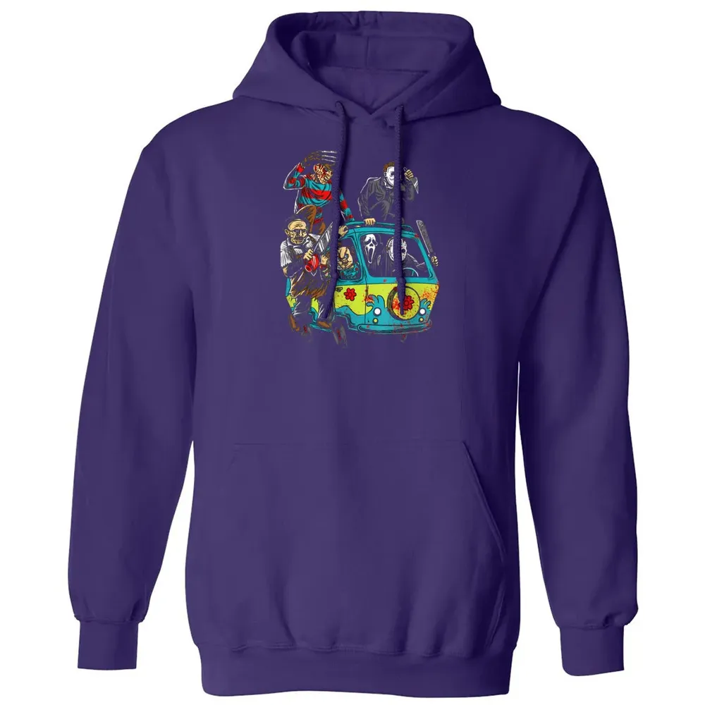 Funny Camper Full Of Psychos Halloween Horror Lovers Gift Classic Unisex Hoodie - 6