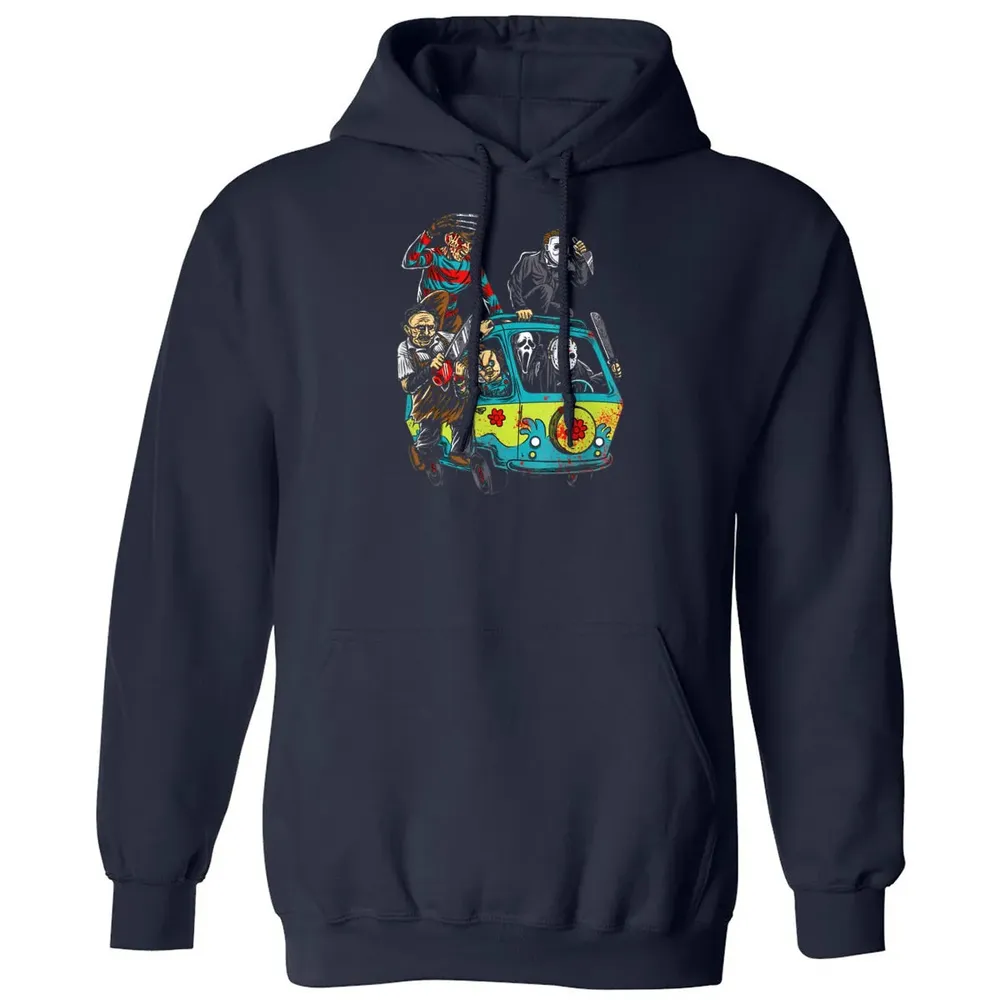 Funny Camper Full Of Psychos Halloween Horror Lovers Gift Classic Unisex Hoodie - 2