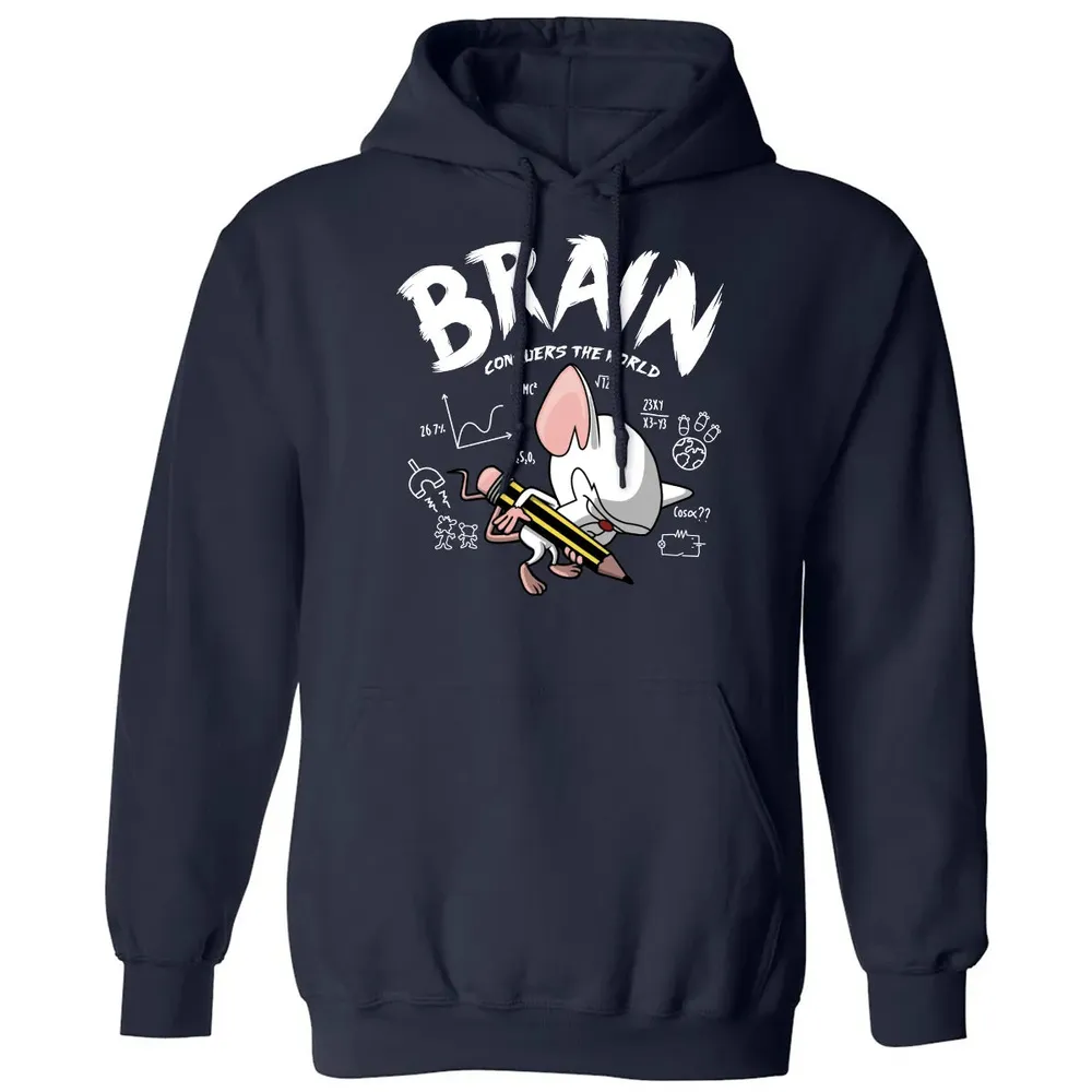 Brain Conquers The World Classic Unisex Hoodie - 2