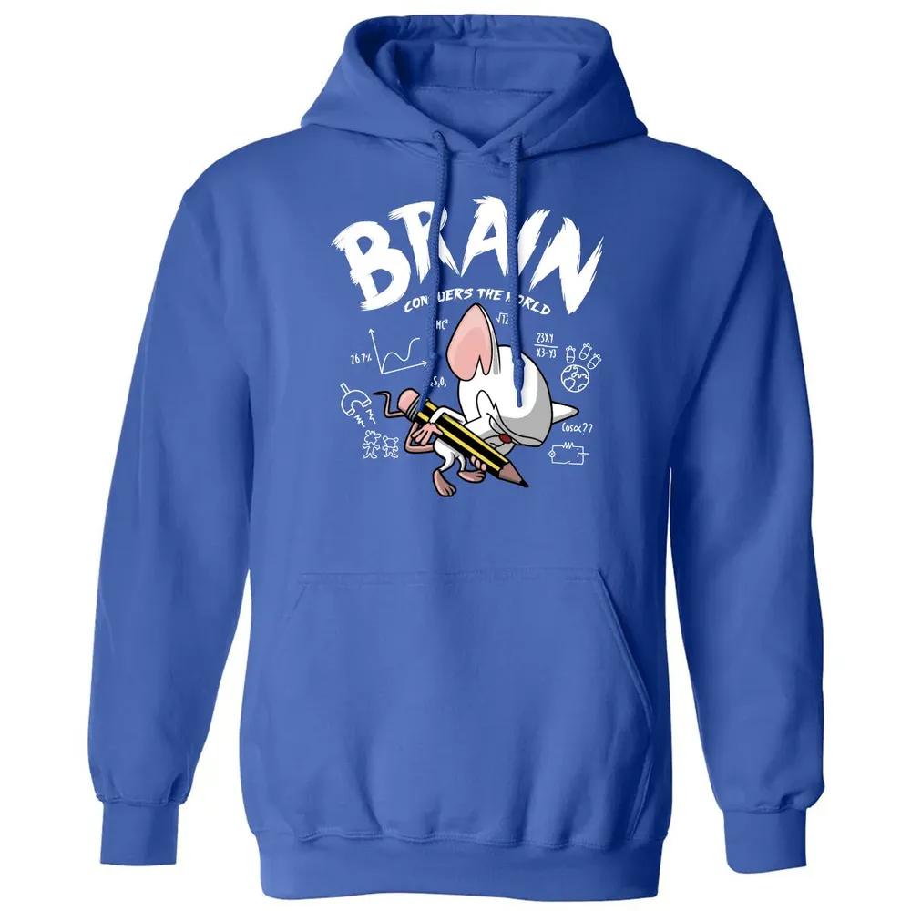 Brain Conquers The World Classic Unisex Hoodie - 9