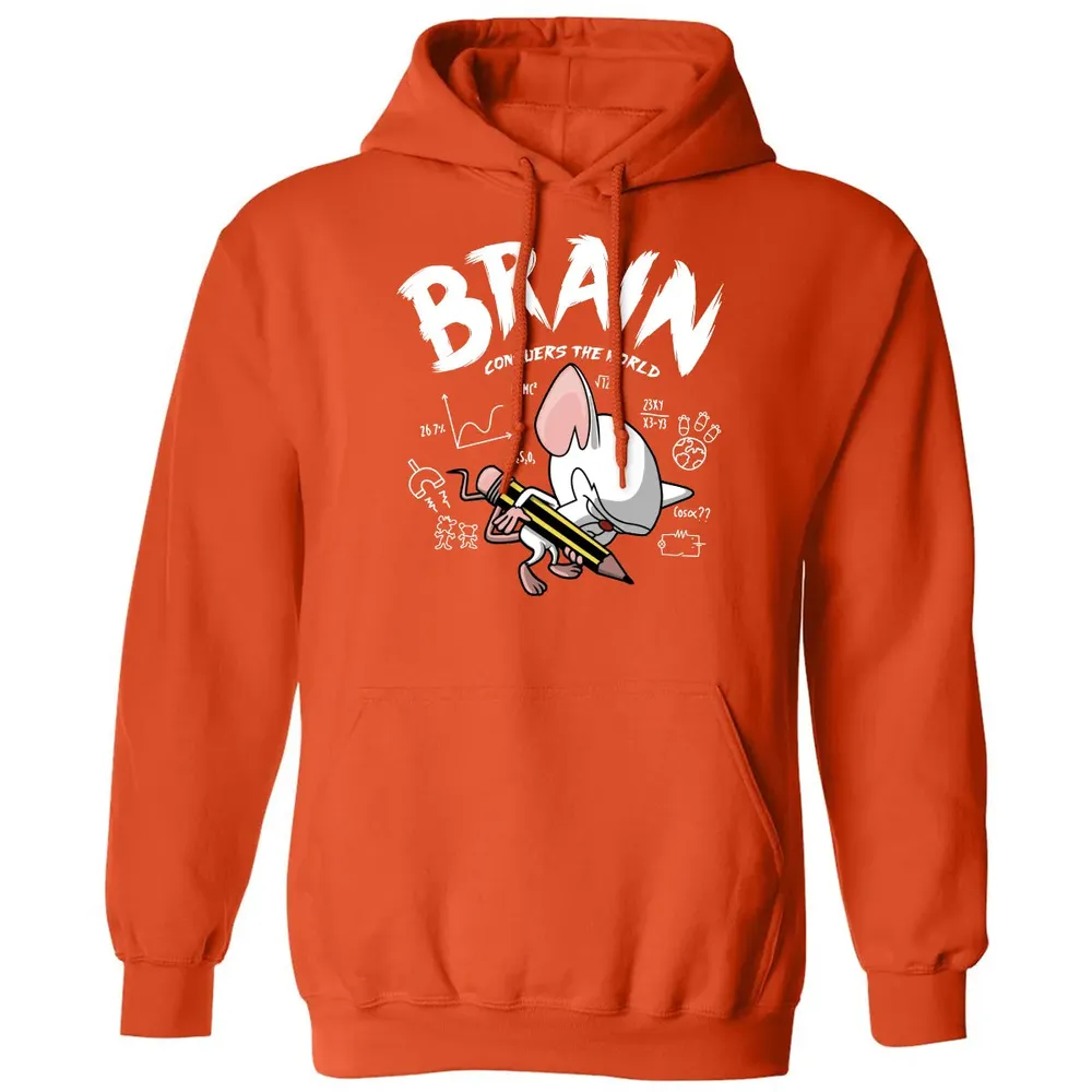 Brain Conquers The World Classic Unisex Hoodie - 10