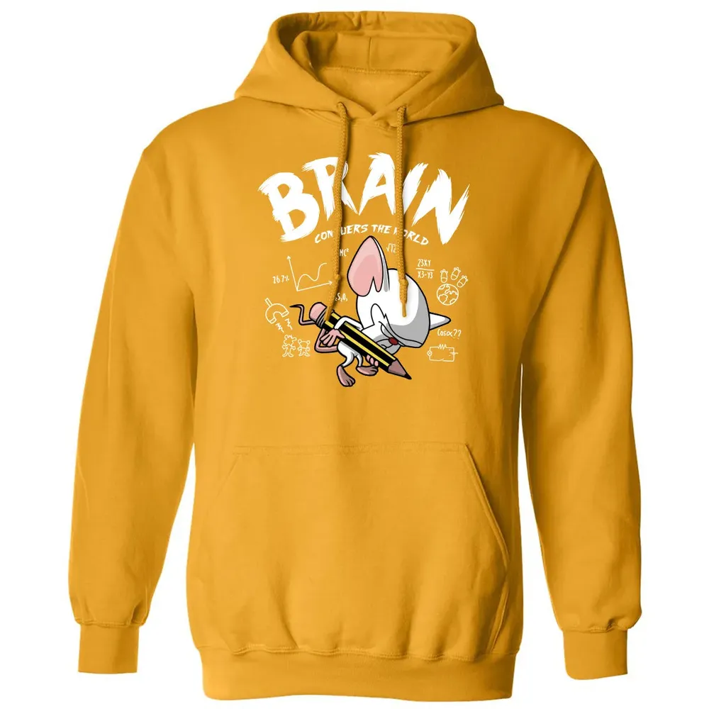 Brain Conquers The World Classic Unisex Hoodie - 12