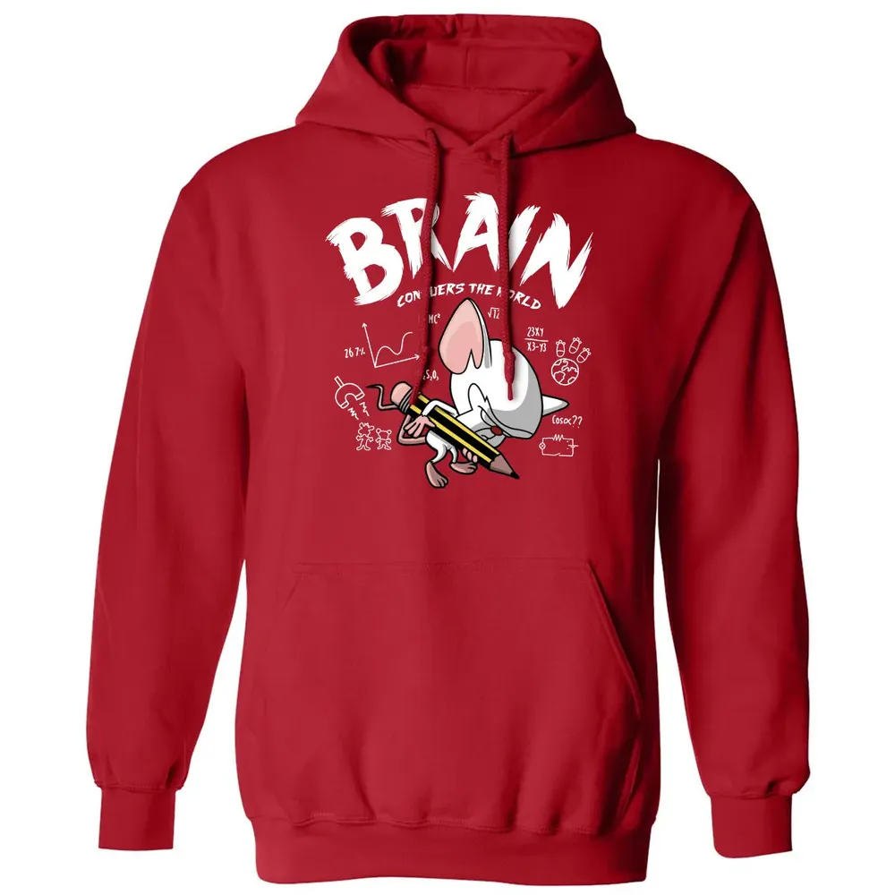 Brain Conquers The World Classic Unisex Hoodie - 5
