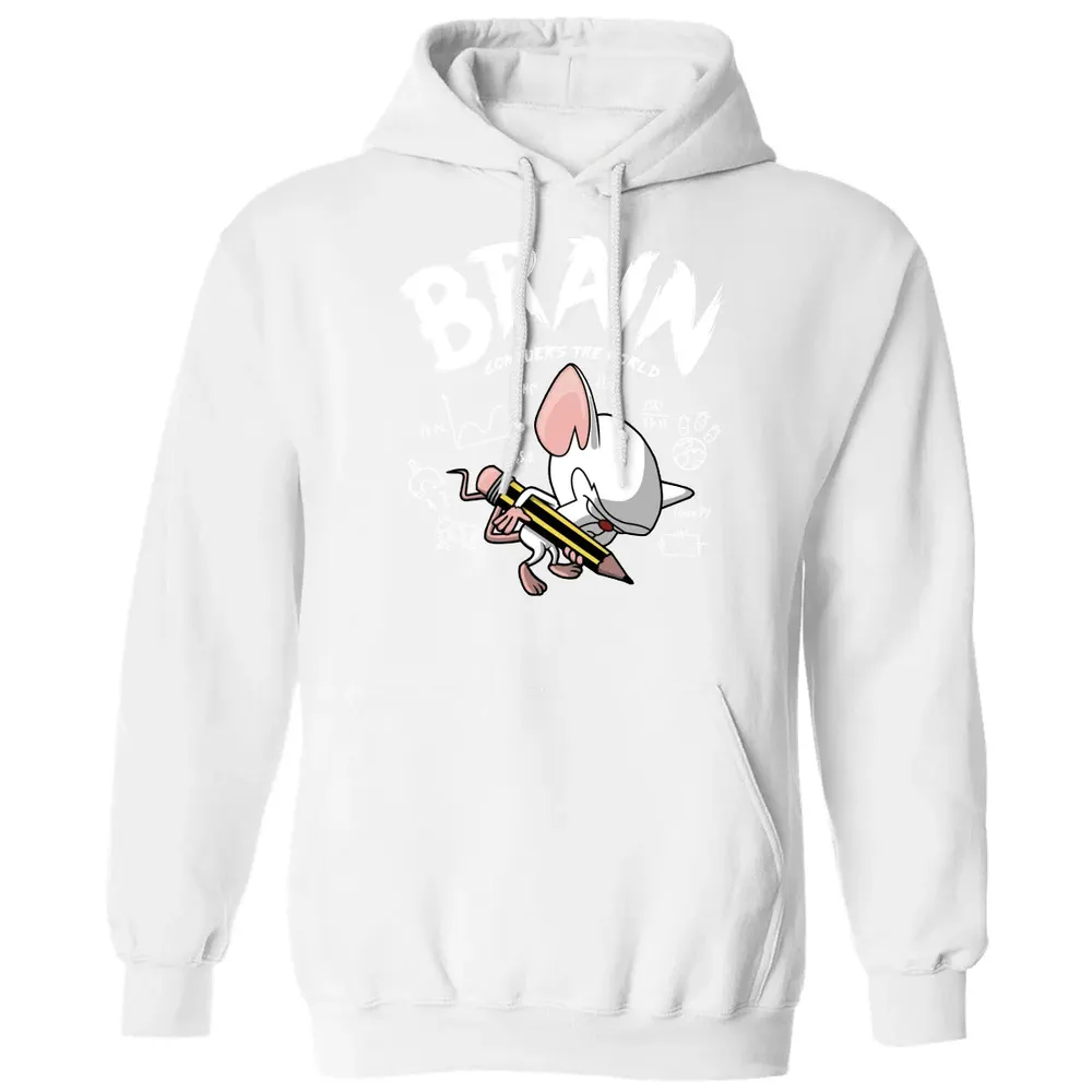 Brain Conquers The World Classic Unisex Hoodie - 11