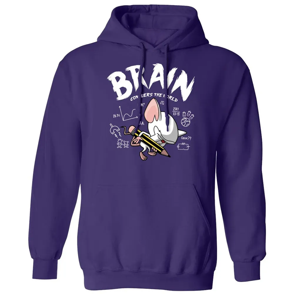 Brain Conquers The World Classic Unisex Hoodie - 6