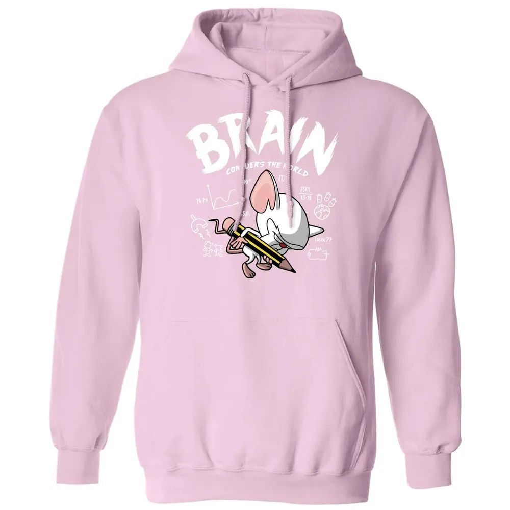 Brain Conquers The World Classic Unisex Hoodie - 3