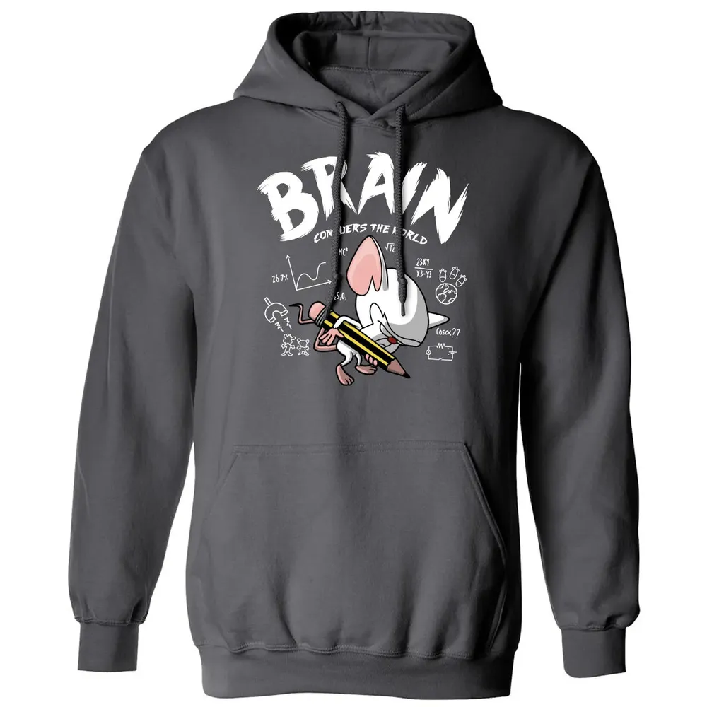 Brain Conquers The World Classic Unisex Hoodie - 7