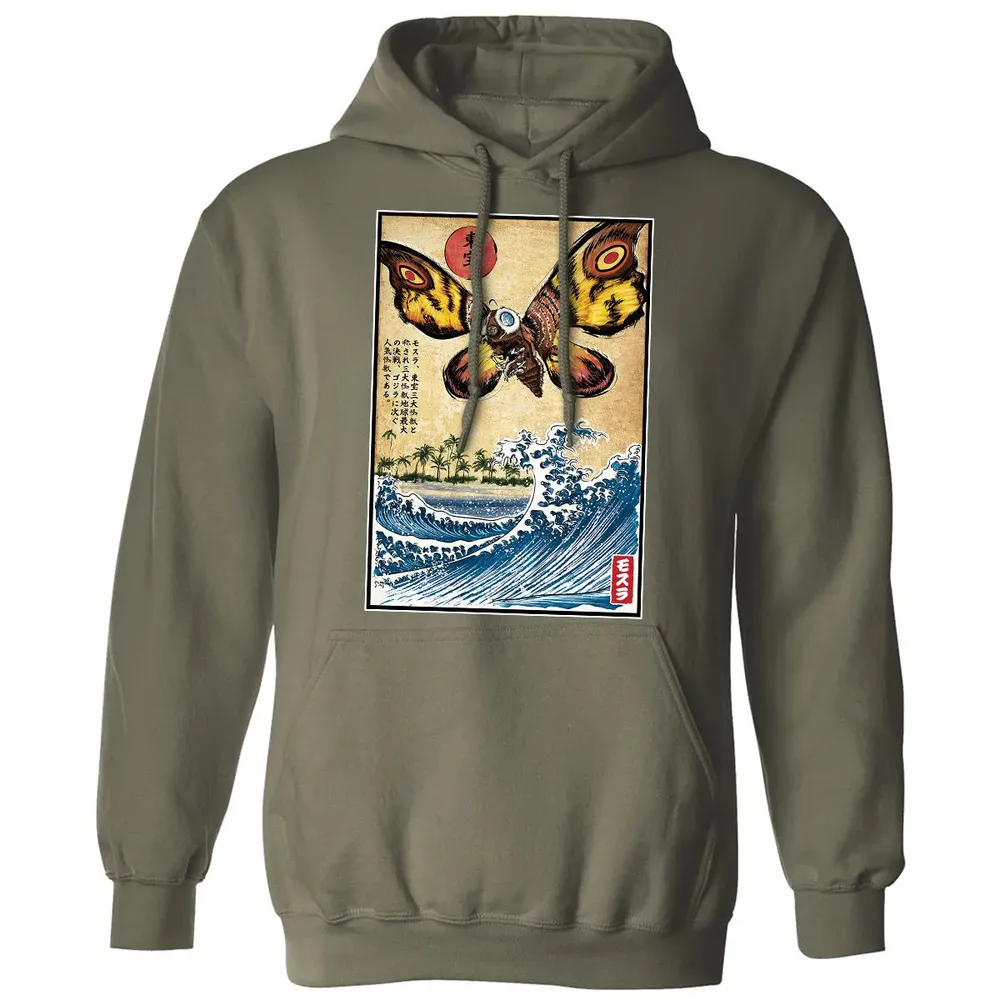Giant Moth in Japan Classic Unisex Hoodie - 4