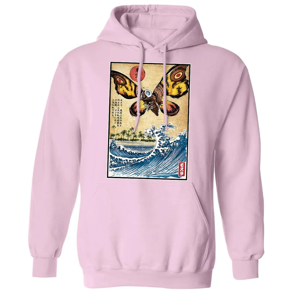 Giant Moth in Japan Classic Unisex Hoodie - 3