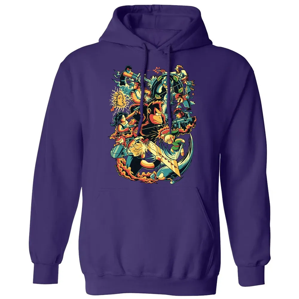 Retro Fight Classic Unisex Hoodie - 6