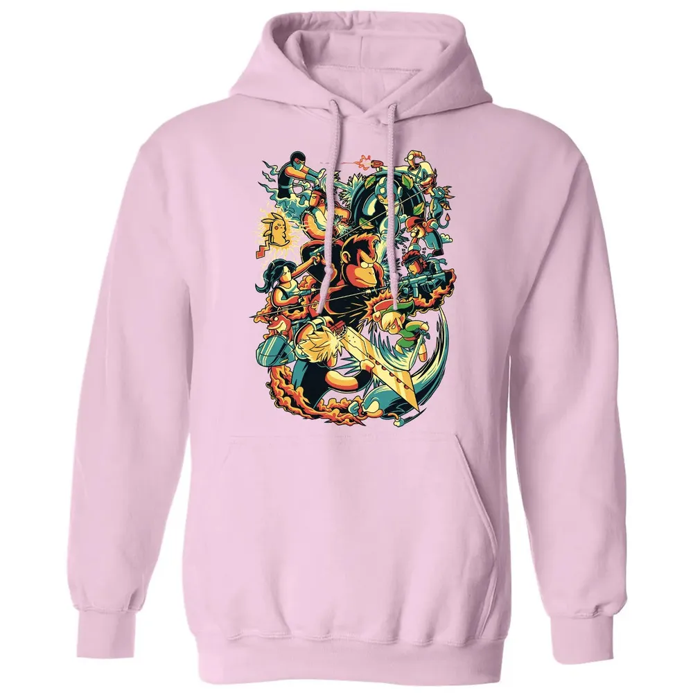 Retro Fight Classic Unisex Hoodie - 3
