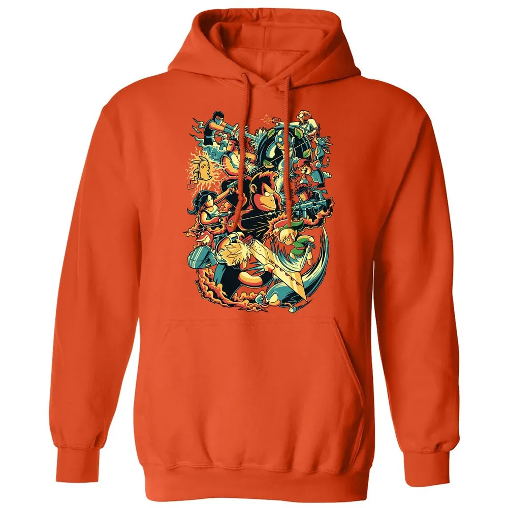 Retro Fight Classic Unisex Hoodie - 10