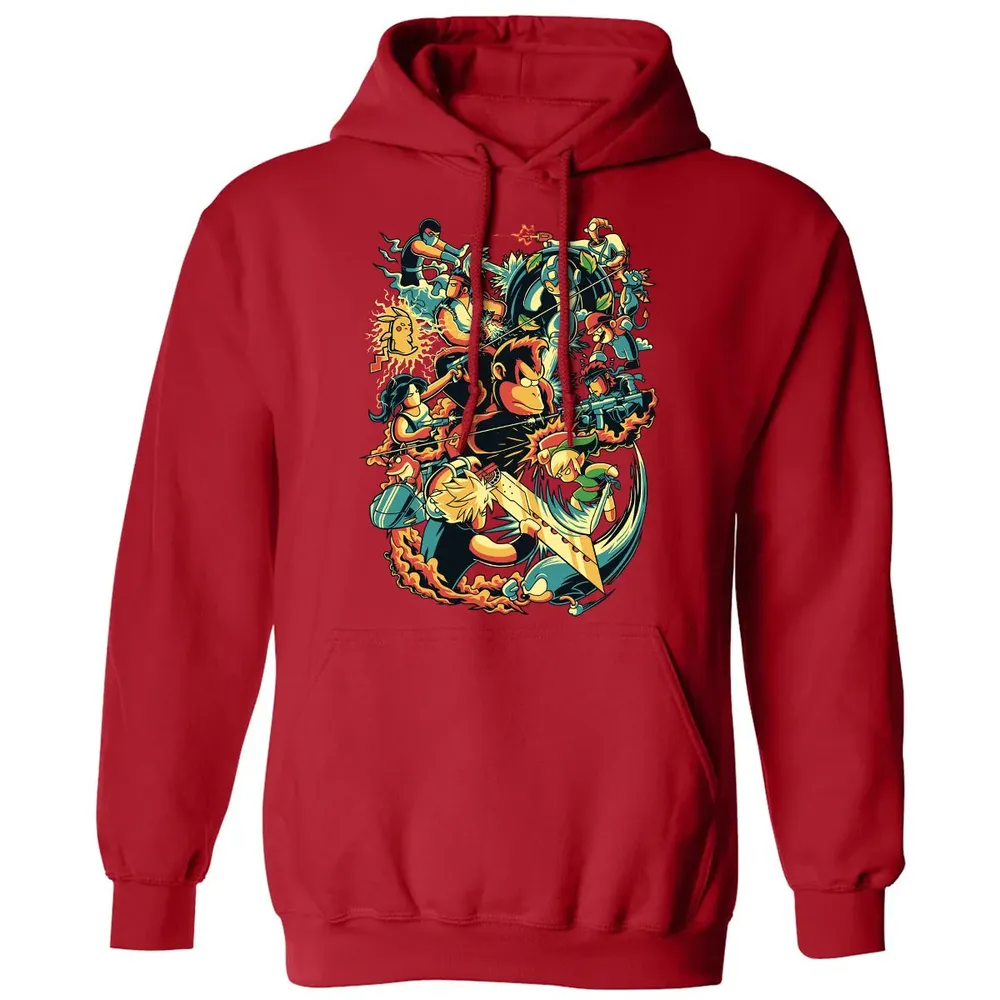 Retro Fight Classic Unisex Hoodie - 5