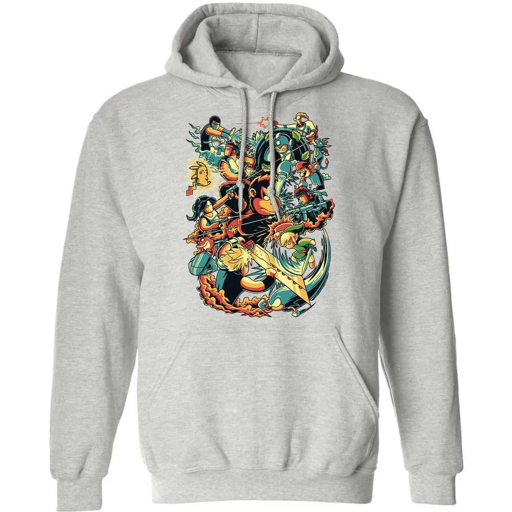 Retro Fight Classic Unisex Hoodie - 8
