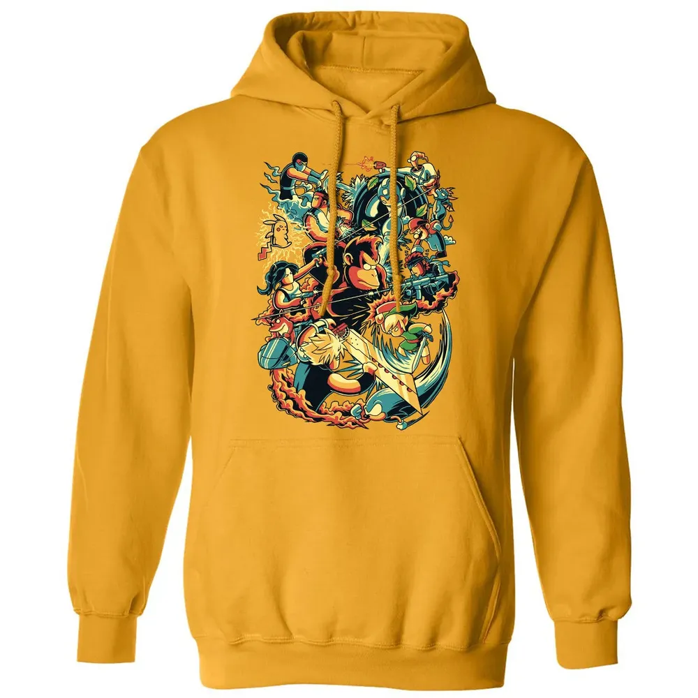 Retro Fight Classic Unisex Hoodie - 12