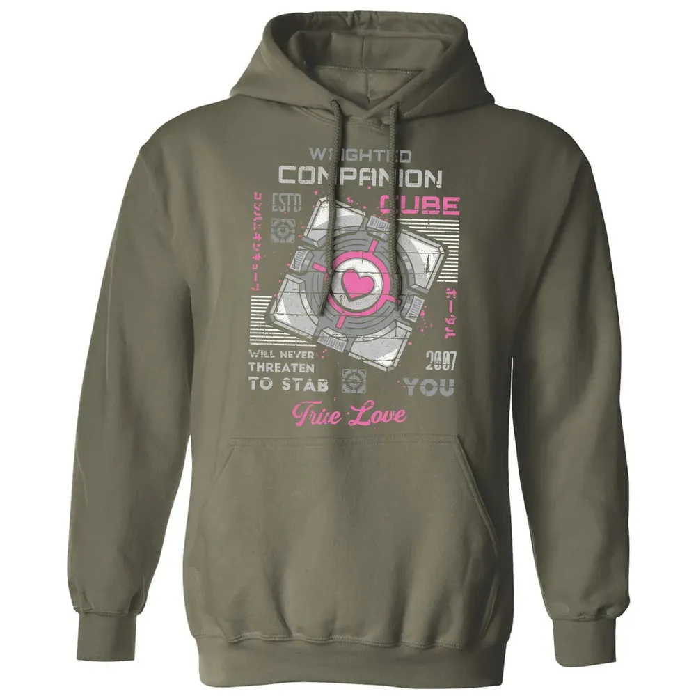 Weighted Companion Cube Classic Unisex Hoodie - 4