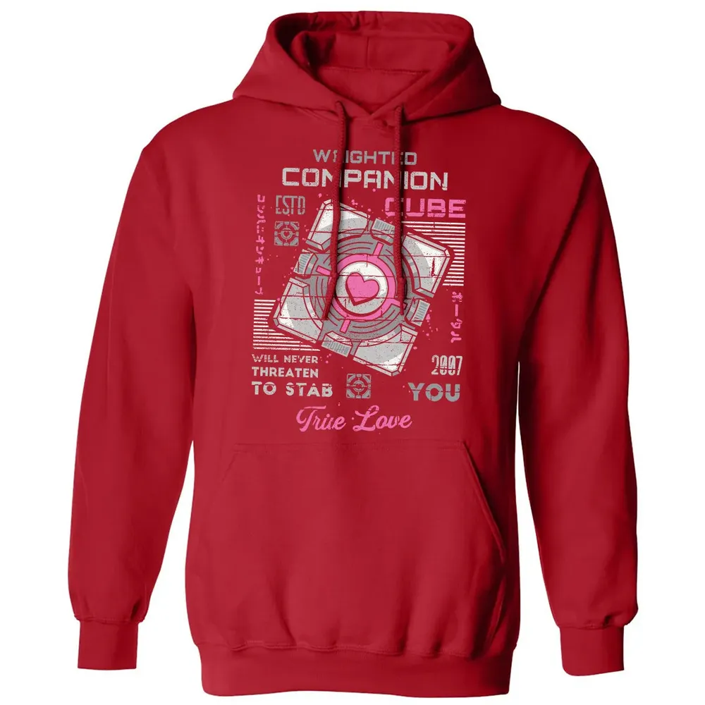 Weighted Companion Cube Classic Unisex Hoodie - 5