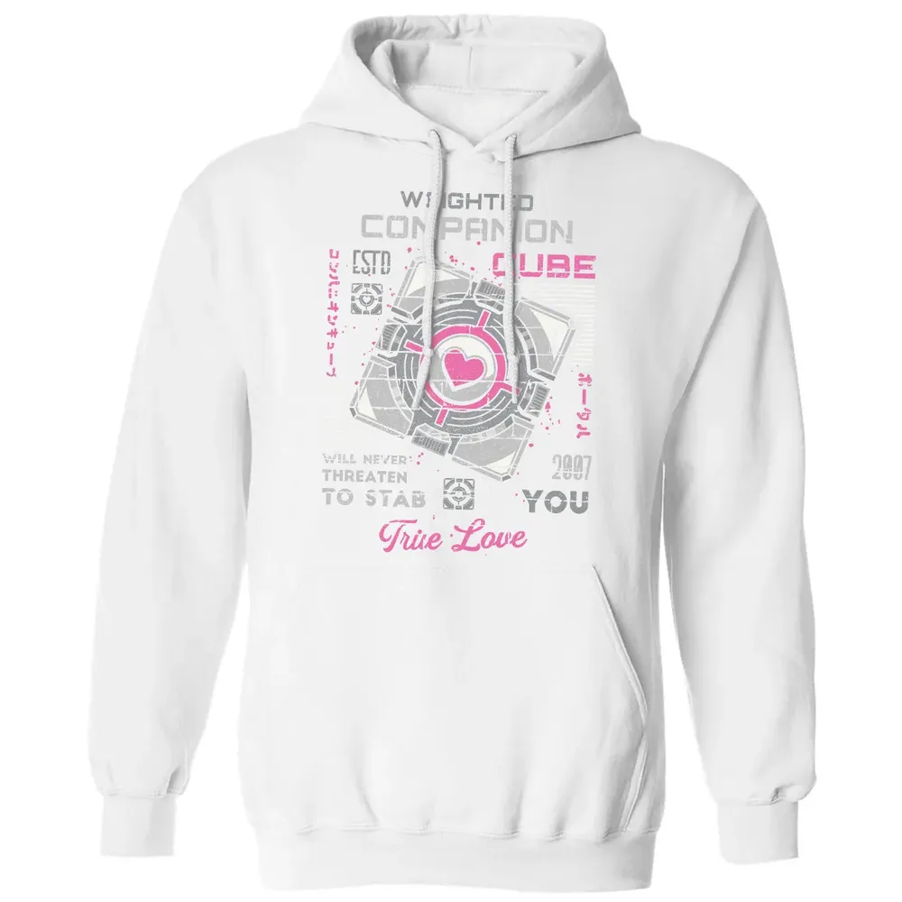 Weighted Companion Cube Classic Unisex Hoodie - 11