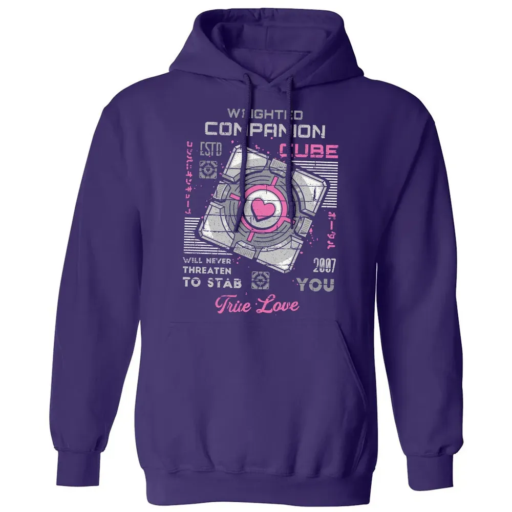 Weighted Companion Cube Classic Unisex Hoodie - 6