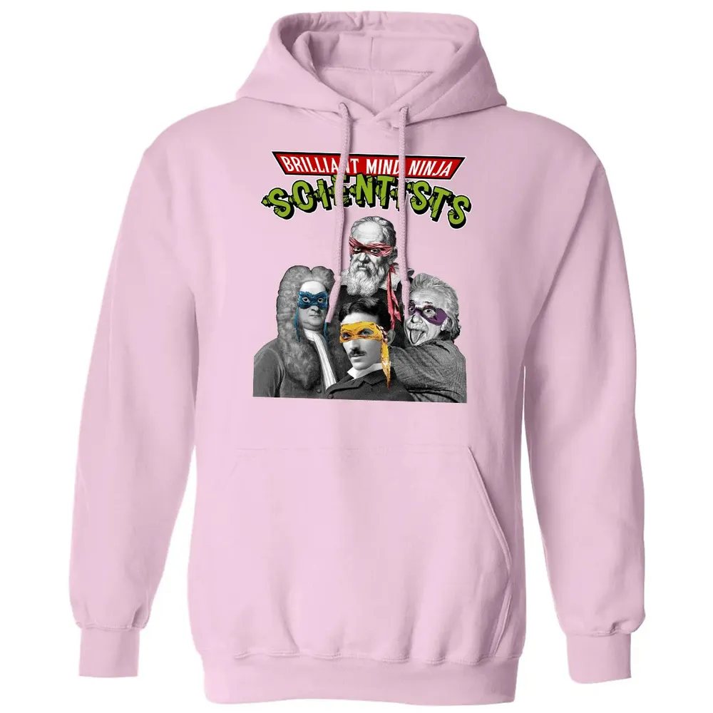 Brilliant Mind Ninja Scientists Classic Unisex Hoodie - 3