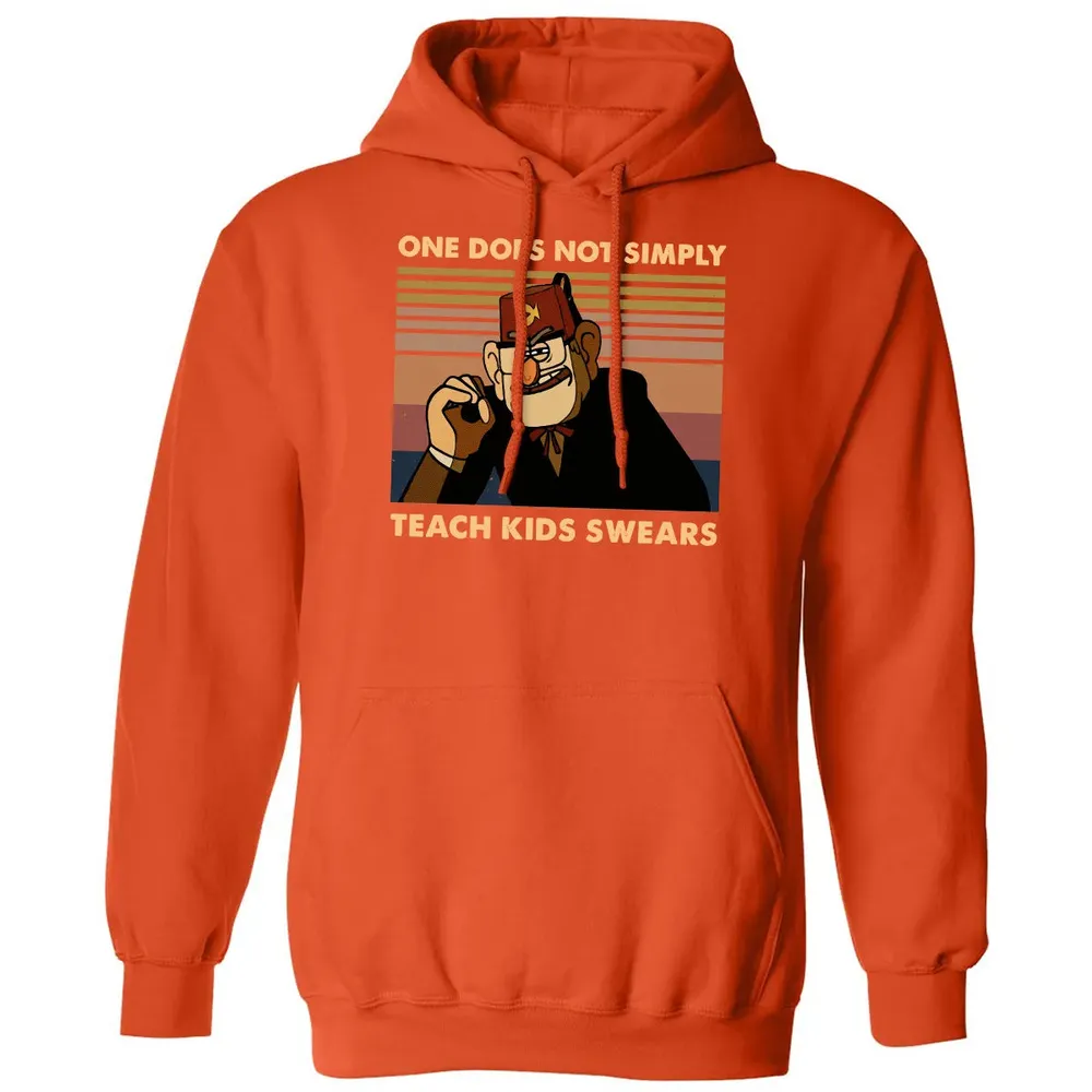 Teach Kids Swears Classic Unisex Hoodie - 10