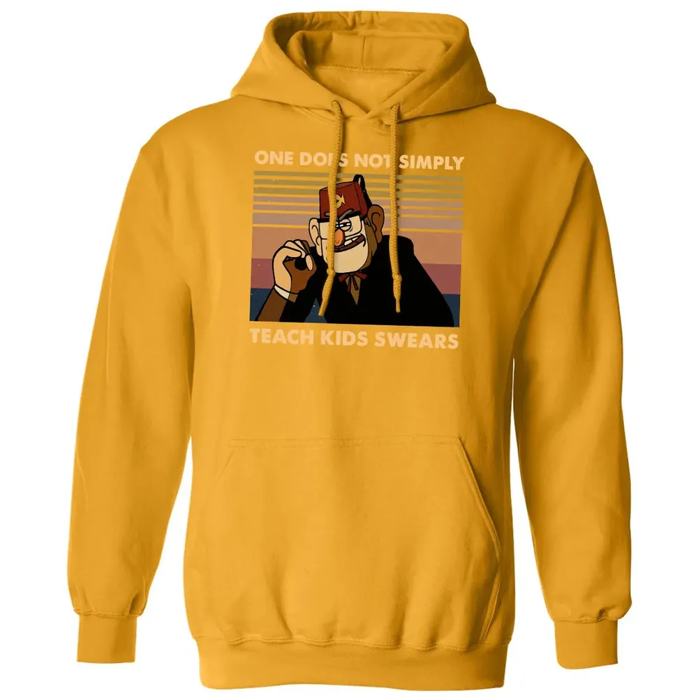 Teach Kids Swears Classic Unisex Hoodie - 12