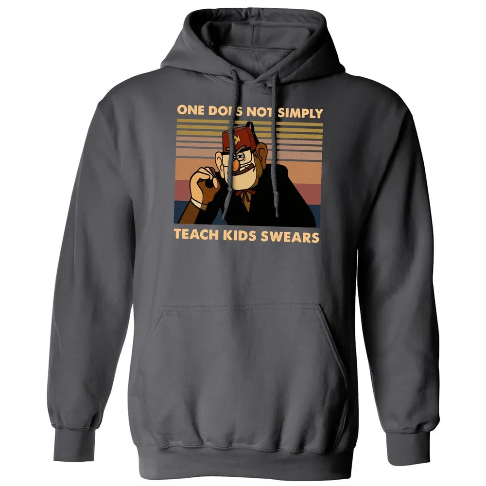 Teach Kids Swears Classic Unisex Hoodie - 7