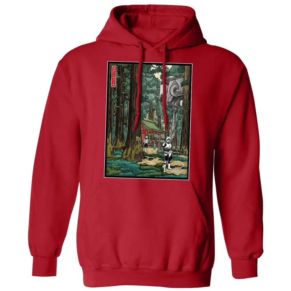 Galactic Empire in japanese forest Classic Unisex Hoodie - 5